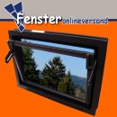 AKF Heizraumfenster mit 5 mm Dickglas und Dauerbelüftung, Maßangaben (Breite x Höhe in mm): 600 x 600 Farbe: weiß