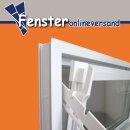 AKF Kunststoffkellerfenster weiß mit Dickglas 5 mm, Breite: 400 x Höhe: 800