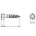 Sechskant-Holzschrauben galv. verzinkt DIN 571 M 8 x 100 25 Stück