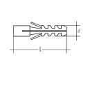 JD-Flossendübel Nylon 8,0 mm/ 100