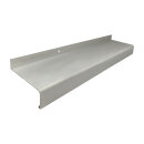 Aluminium Fensterbank blank Tiefe 50 mm 800 mm ohne...